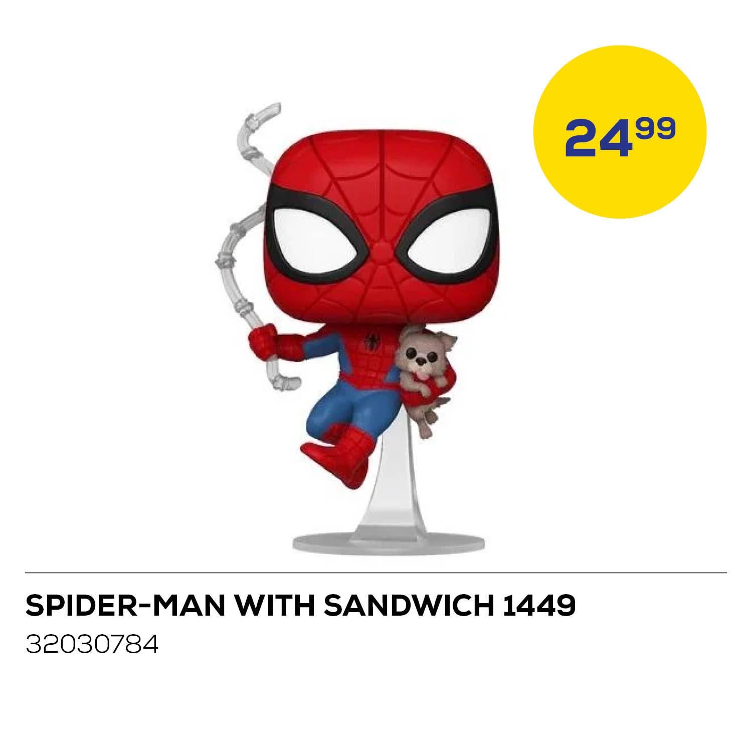 Funko Pop! Movies Marvel - Spider-Man: Spider-Man with Sandwich Special Edition 1449